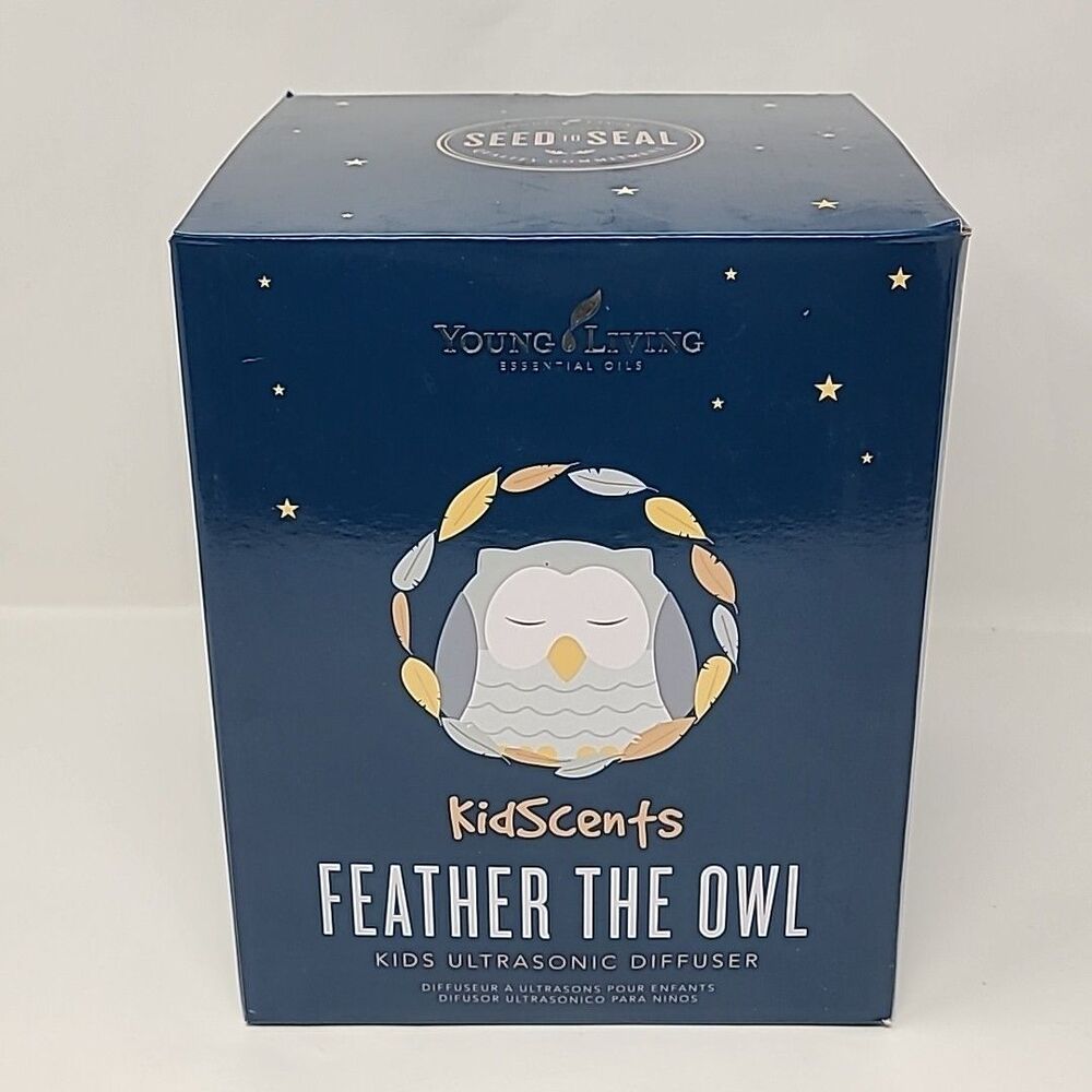 KidScents Feather The Owl Ultrasonic Diffuser Young Living Oils New In Box Kids